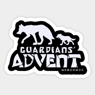 Guardians' Advent: Arashi and Sho (White) Sticker